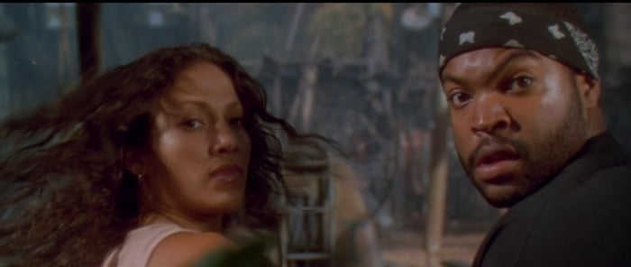 Jennifer Lopez starred with Ice Cube in the 1997 American adventure horror film Anaconda