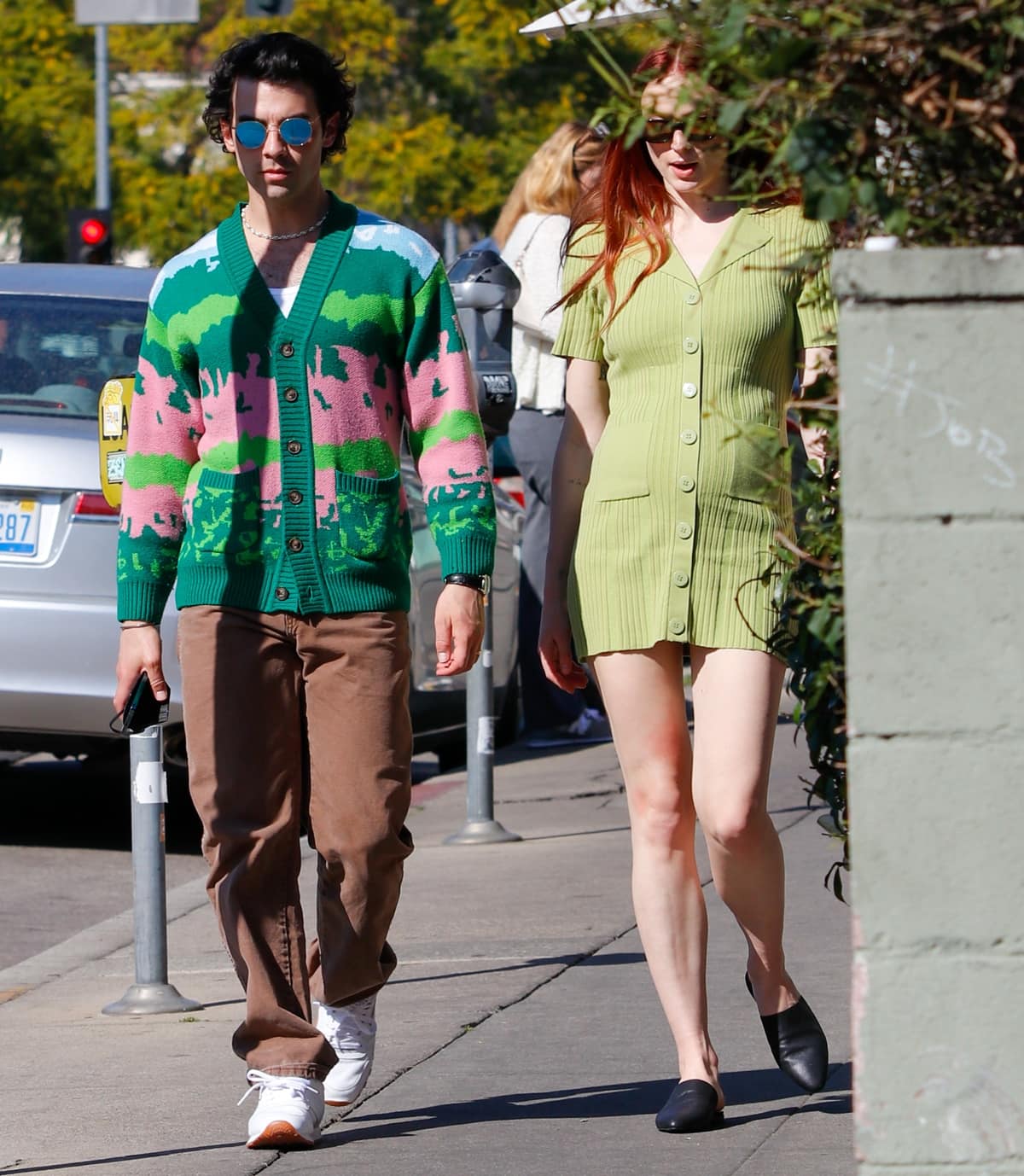Joe Jonas and Sophie Turner stopped by the relaxed neighborhood eatery All Time for lunch