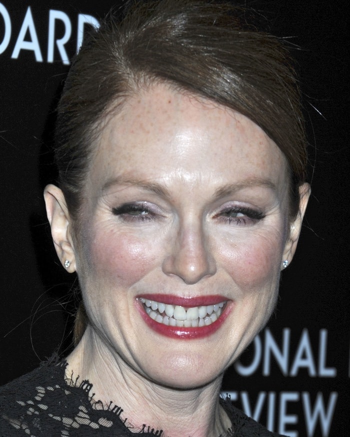 Julianne Moore had reason to smile after being awarded Best Actress for her work on Still Alice