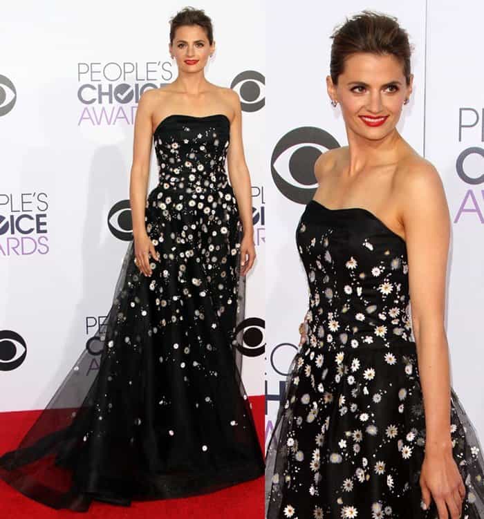Stana Katic at the 41st Annual People's Choice Awards