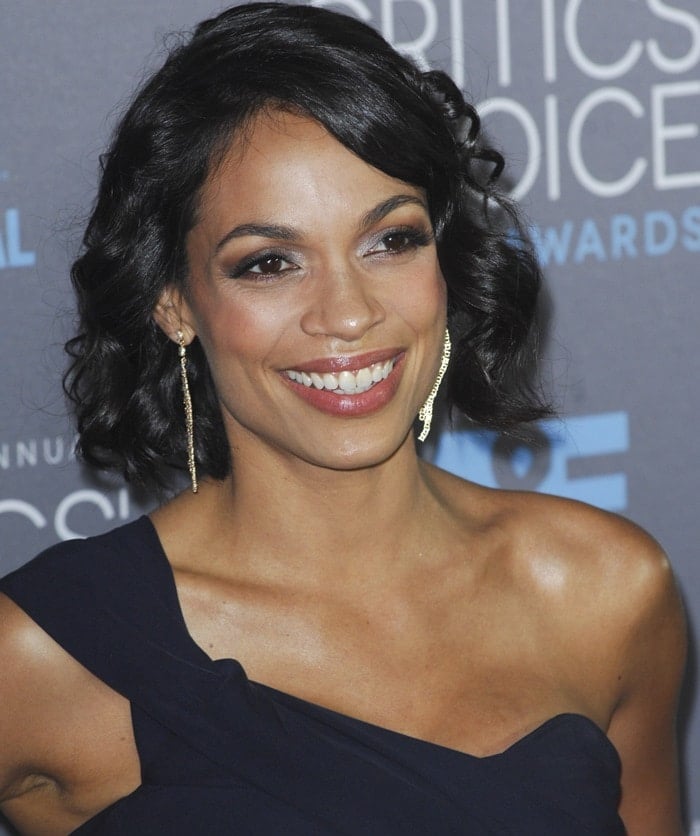 Rosario Dawson at the 2015 Critics’ Choice Movie Awards held at the Hollywood Palladium in Los Angeles on January 15, 2015