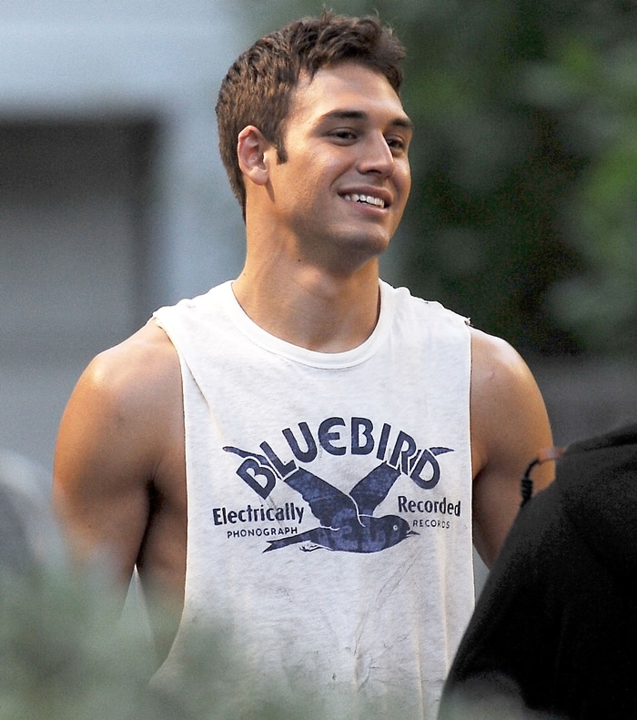 26-year-old Ryan Guzman on the set of 'The Boy Next Door' in November 2013