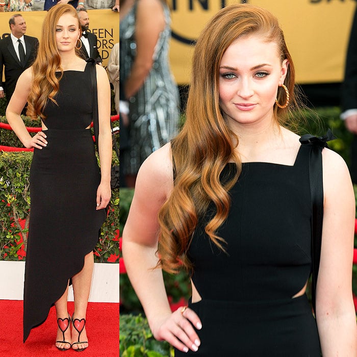 Sophie Turner arrives at the 21st Annual Screen Actors Guild Awards