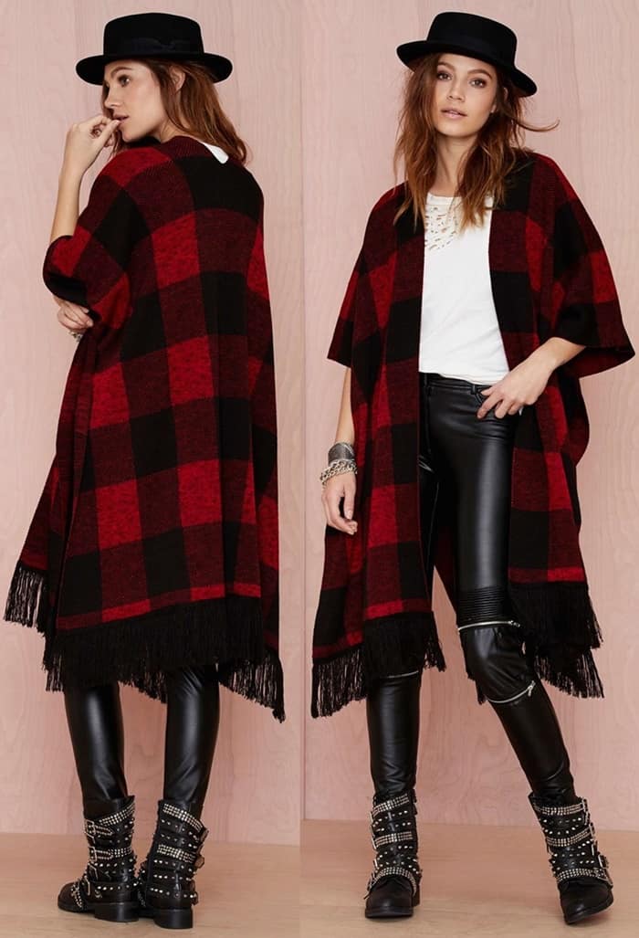 Dallas Plaid Wrap