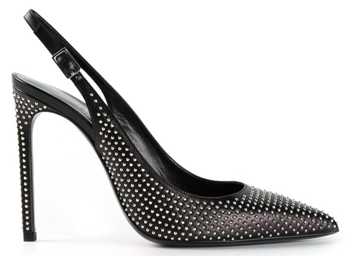 saint laurent studded pumps