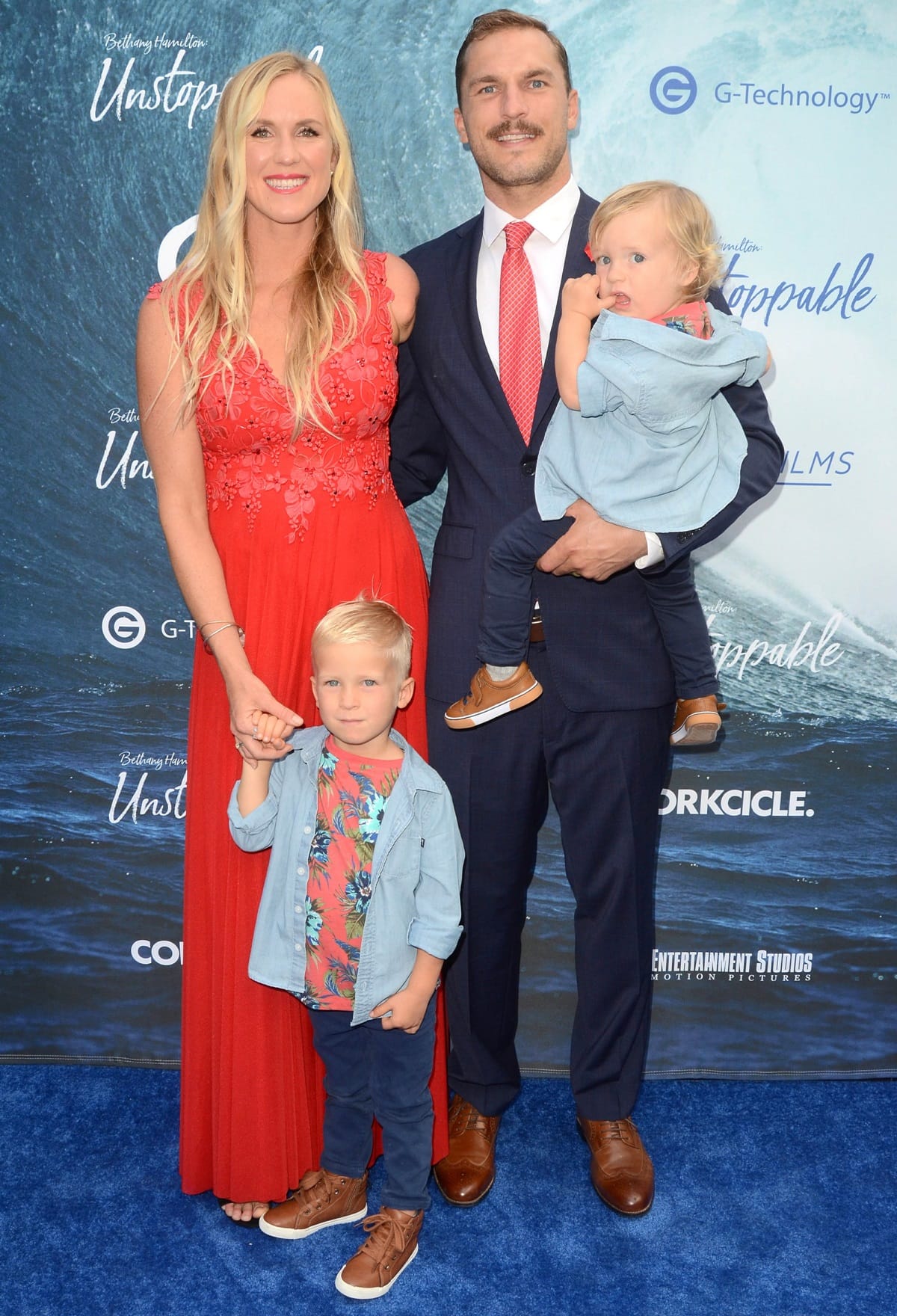 After meeting in early 2012, Bethany Hamilton and Adam Dirks exchanged vows on August 18, 2013, and joyfully embraced parenthood, raising three sons together