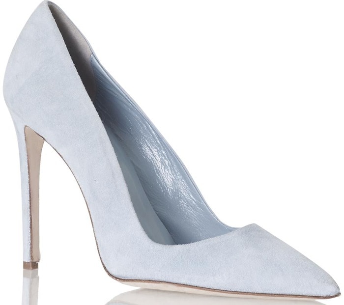 Sky Suede Dee Keller 'Portia' Pointy-Toe Pumps