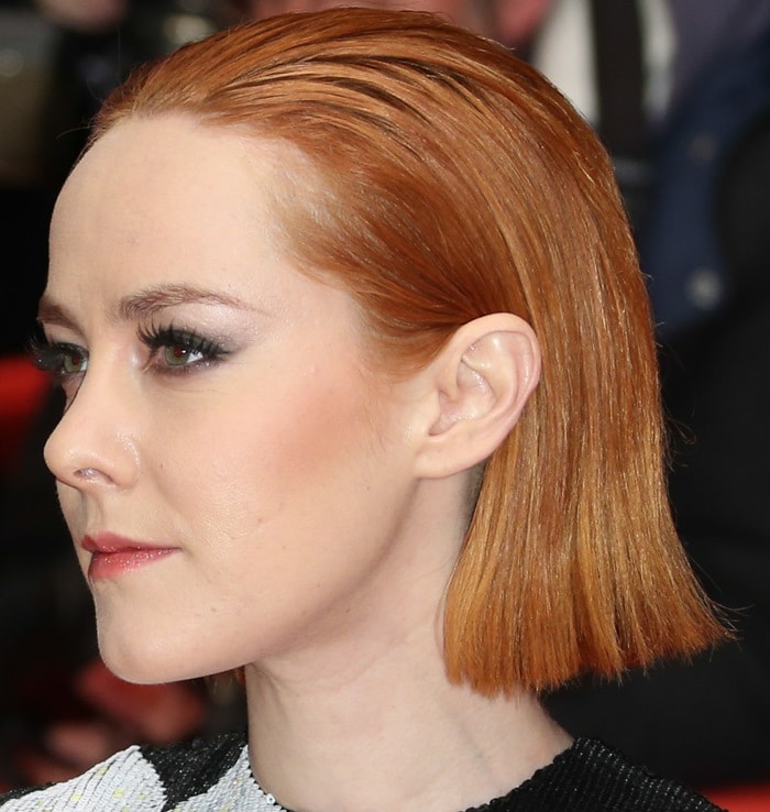 Jena Malone at the Nobody Wants the Night (Nadie Quiere la Noche) opening night premiere during the 65th Berlin International Film Festival