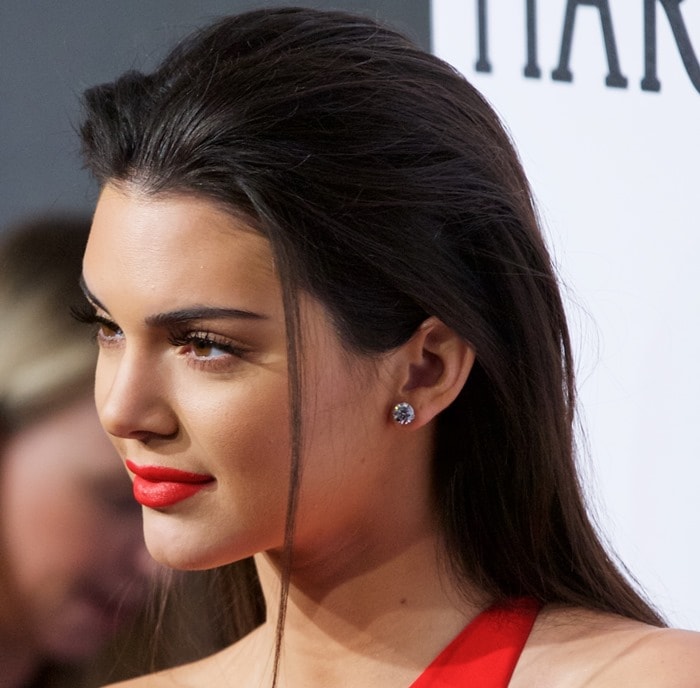 Kendall Jenner at the 2015 amfAR New York Gala