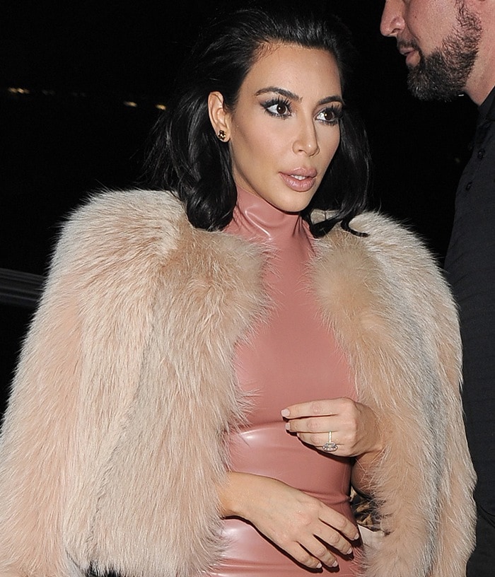 Kim Kardashian looked like an overstuffed sausage and a pink condom