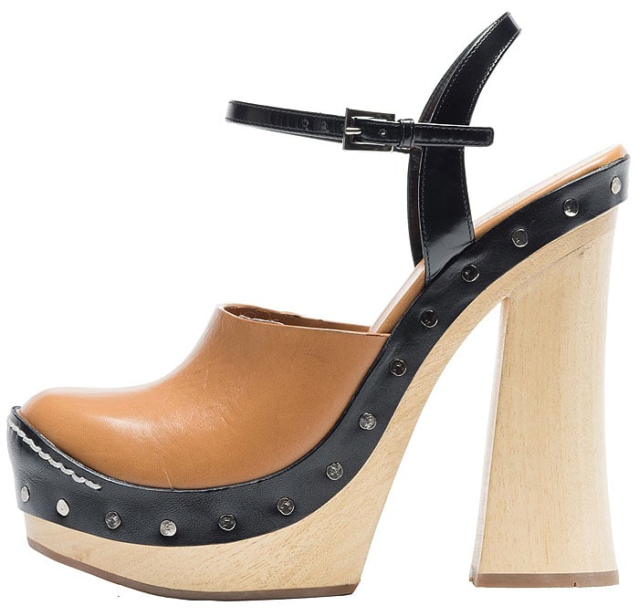 Prada Spring 2015 Platform Clog Sandals