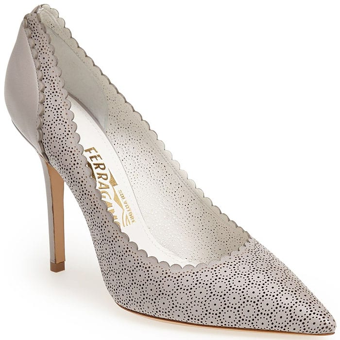 Salvatore Ferragamo Susi Pumps gray laser