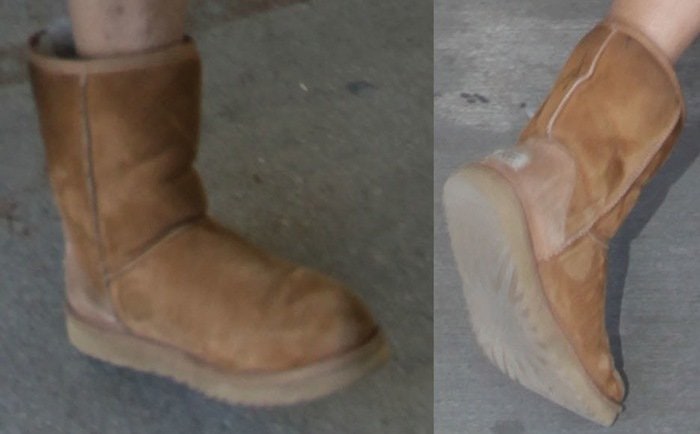 NeNe Leakes showed off her dirty UGG boots