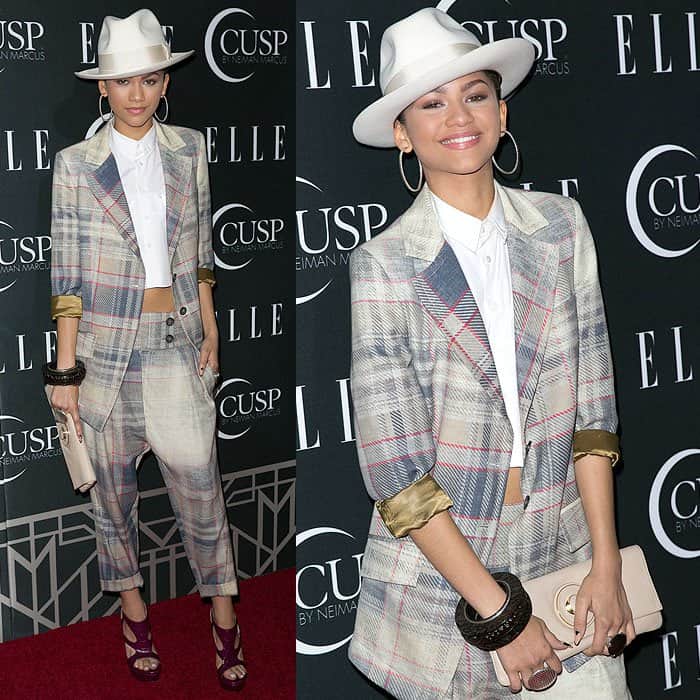 Zendaya at ELLE's 5th Annual Women in Music Concert Celebration, presented by CUSP by Neiman Marcus, in honor of the magazine’s May Women in Music issue at Avalon in Hollywood, California, on April 22, 2014