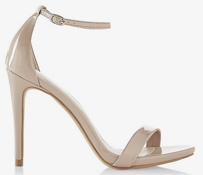 Express Sleek Patent Runway Sandals