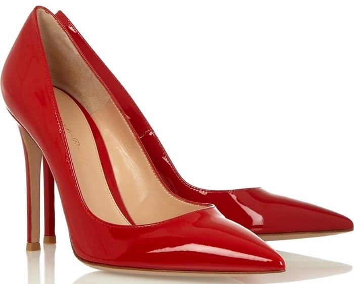 Gianvito Rossi Red Patent Leather Pumps