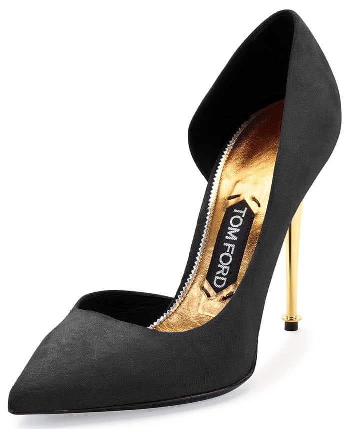 Tom Ford d'Orsay Suede Pumps