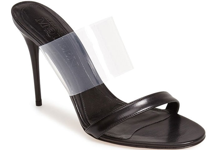 Alexander McQueen Slide Sandals in Black