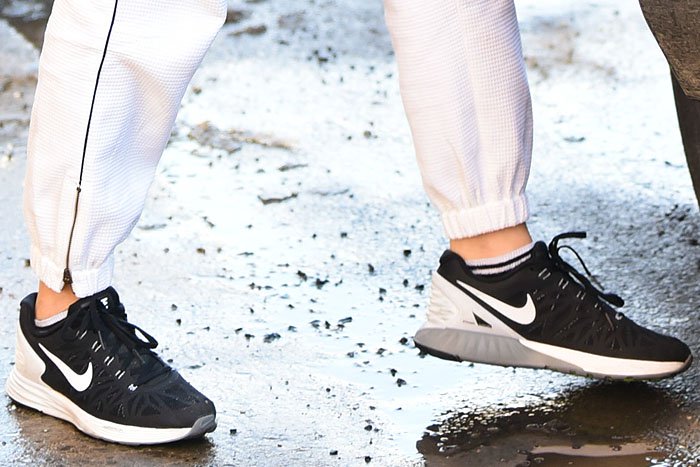 Cara Delevingne's Nike women's "LunarGlide 6" sneakers