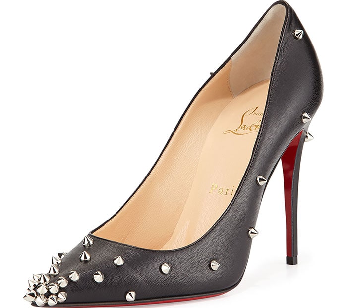 Christian Louboutin "Degraspike" Studded Leather Pumps