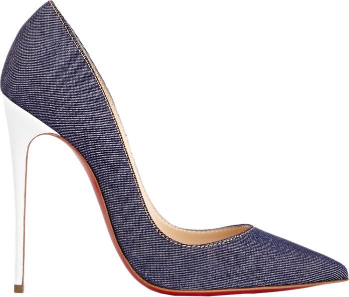 Christian Louboutin "So Kate" Pumps in Indigo Denim