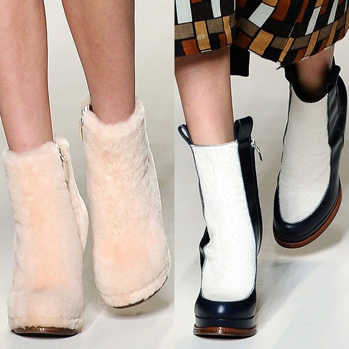 Fendi fall 2015 fur boots