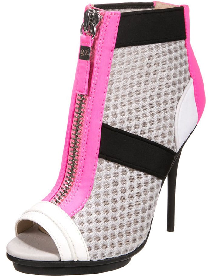 GX by Gwen Stefani "Akira" Ankle Boots in Pink/White/Black