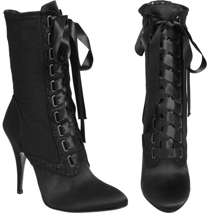 Giuseppe Zanotti x Balmain Black "Uma" Boots