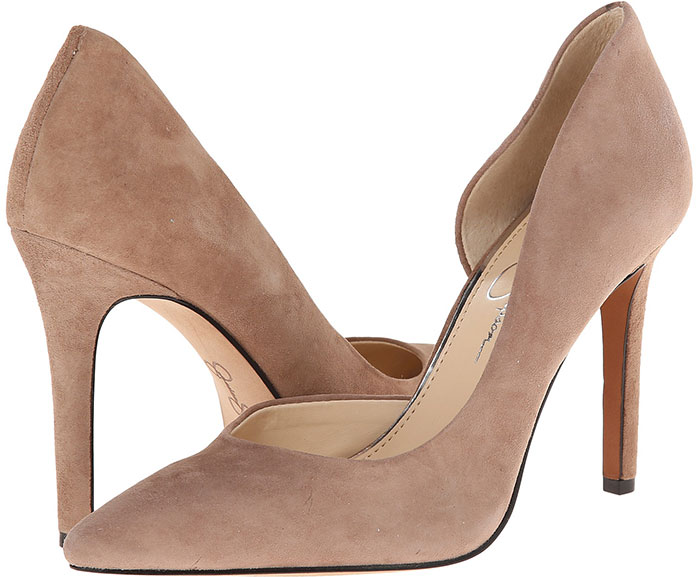 Jessica Simpson Claudette Pumps Taupe Suede