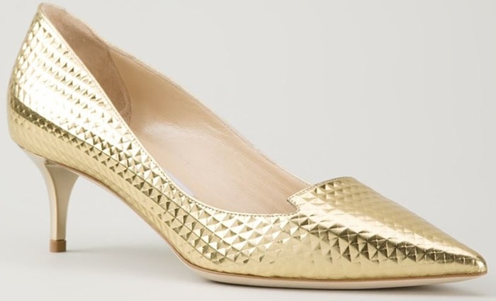 Jimmy Choo Gold 'Allure' Pumps