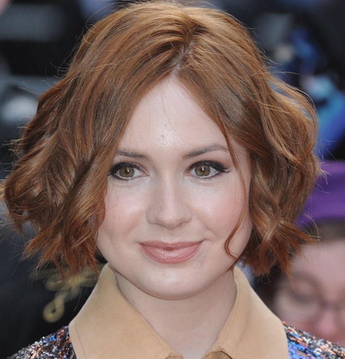 Karen Gillan at the Jameson Empire Film Awards 2015 at the Grosvenor House Hotel in Park Lane in London on March 29, 2015