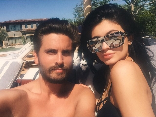 Shared by Kylie Jenner on March 30, 2015, with the caption "pool day @ the Disick mansion"