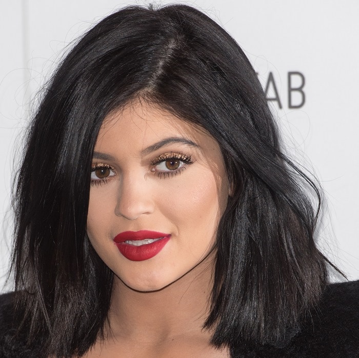 Kylie Jenner announced as new Global ambassador for Nip FAB at a photocall in Vue Cinema, Westfield Shopping Centre, Shepherds Bush, London on March 14, 2015