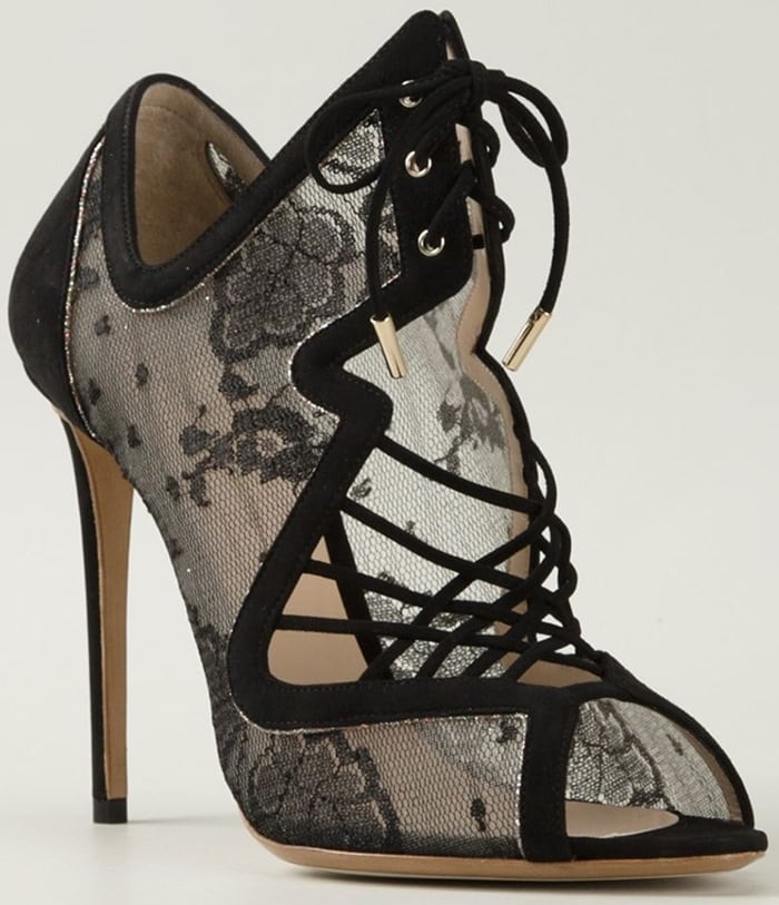 Nicholas Kirkwood Black 'Ava' Sandals