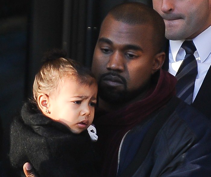 North West's fashionable fur coat