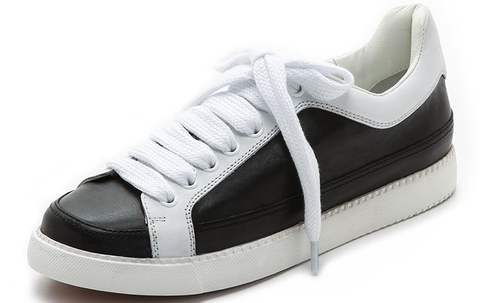 Two-tone styling brings graphic impact to these low-top See by Chloé sneakers