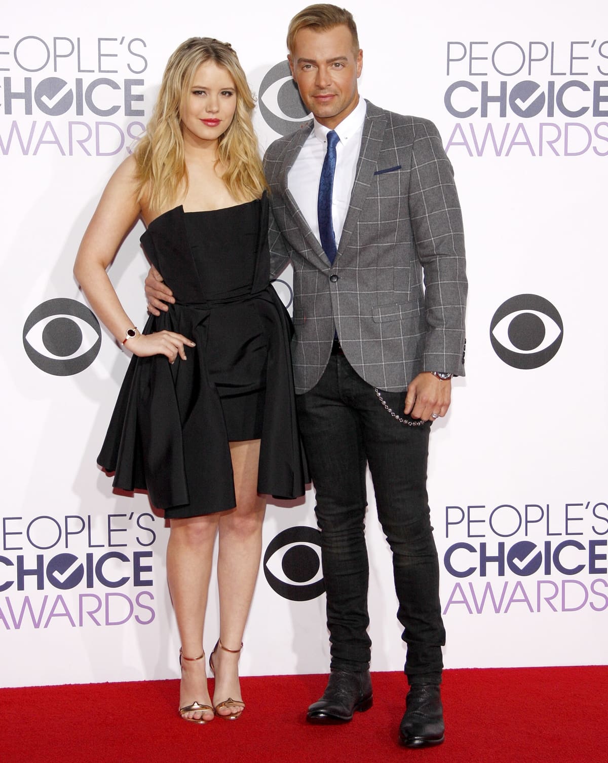 Taylor Spreitler, standing at 5 feet 2 ¼ inches (158.1 cm), is notably shorter than Joey Lawrence, who measures 5 feet 8 inches (172.7 cm), with a difference of 5.75 inches (14.6 cm) between them