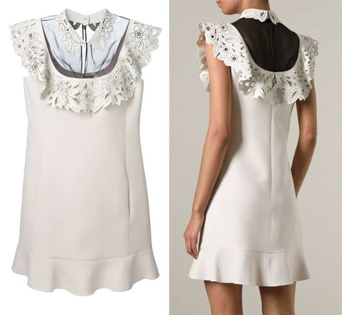 Valentino Studded Collar Dress