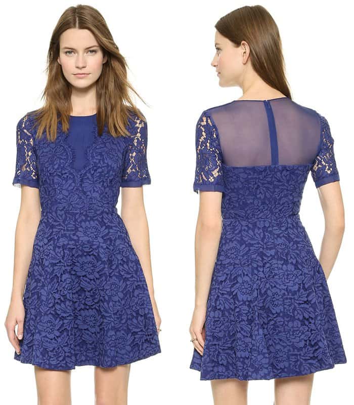 Whistles Winona Allover Lace Dress