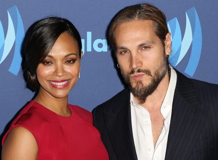 Italian artist Marco Perego met Zoe Saldana on an early morning flight to New York