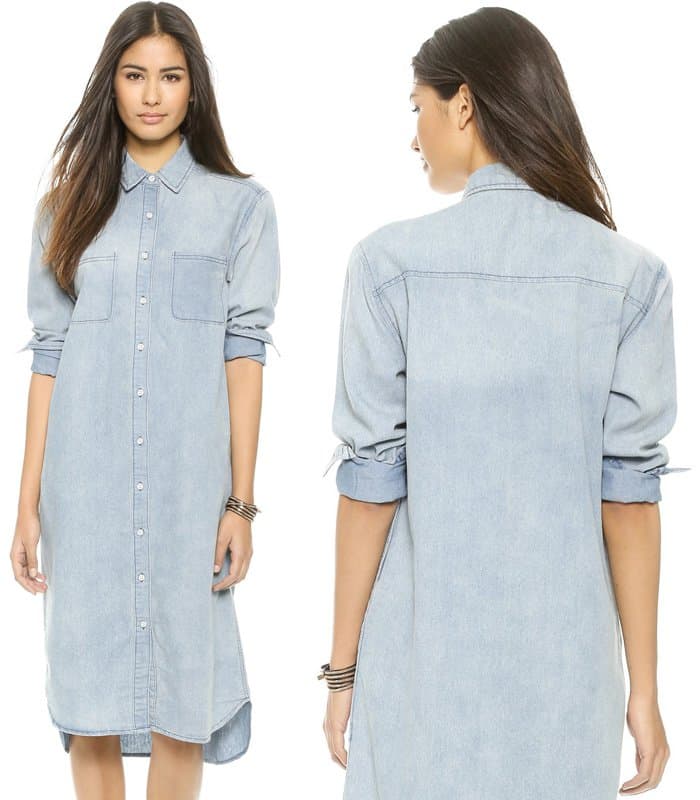 re named Denim Shirtdress