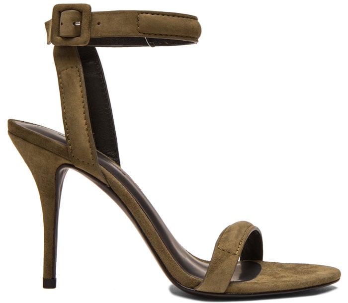 Alexander Wang Antonia Suede Ankle Strap Sandals