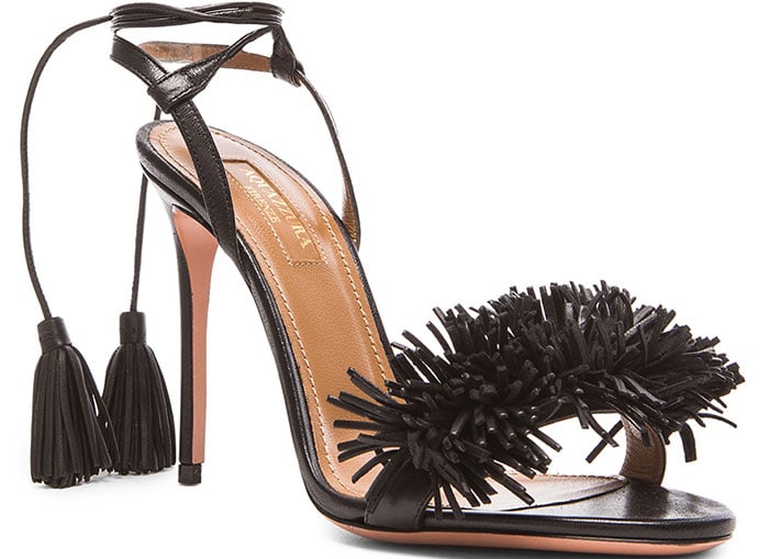 Aquazzura Wild Thing Fringe Sandals