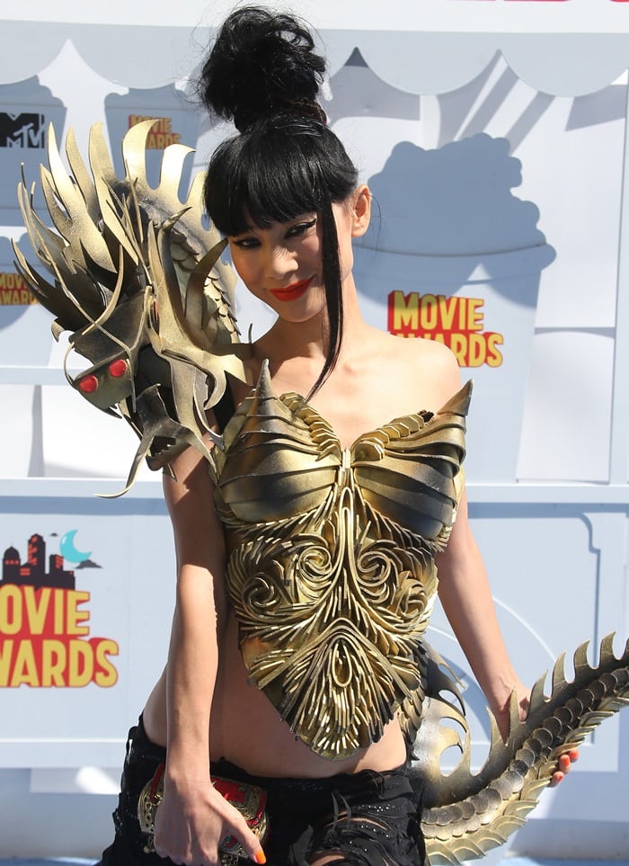 Bai Ling at the 2015 MTV Movie Awards