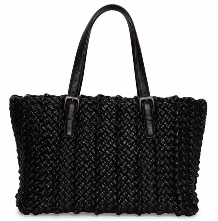 Bottega Veneta Lido Medium Woven Tote Bag