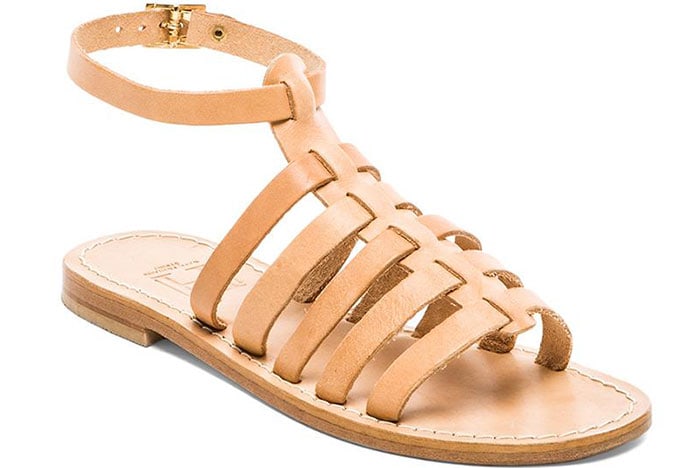 Capri-Positano-Gladiator-Strappy-Flat-Sandals-in-Nude