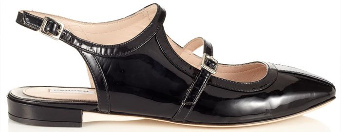 Carven Black Patent Leather Shoes