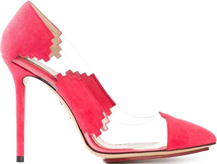 Pink Charlotte Olympia "Montana" Pumps