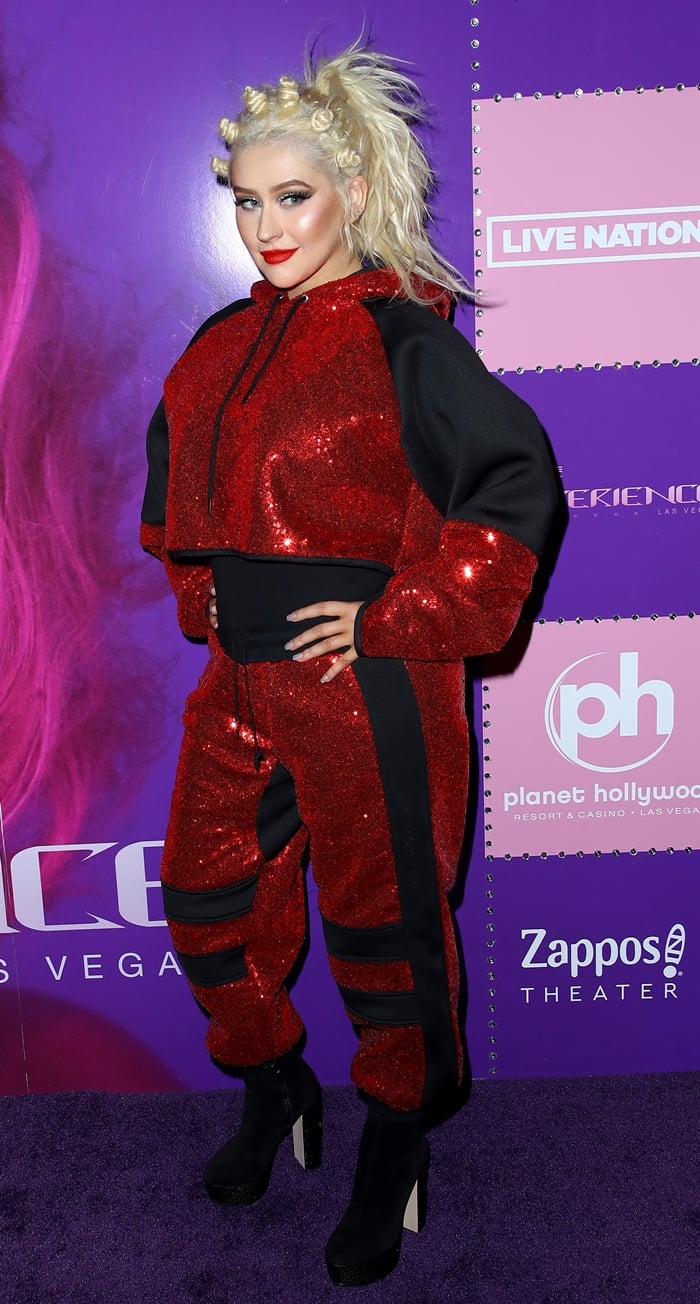 Christina Aguilera launched her The Xperience residency at the Zappos Theater