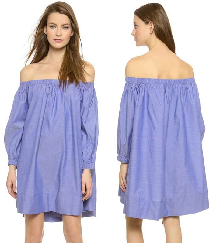 Cynthia Rowley Cotton Voile Peasant Dress